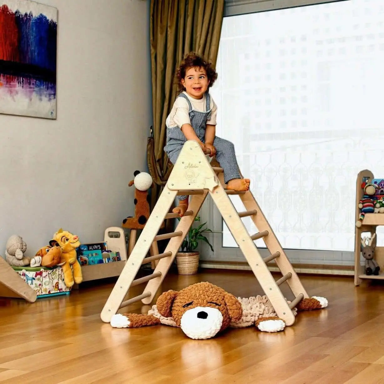 Kidodido Climbing Triangle With Ramp Foldable Montessori Set - Baby & Toddler > Baby Toys & Activity Equipment > Baby Activity Toys Climbing Triangles