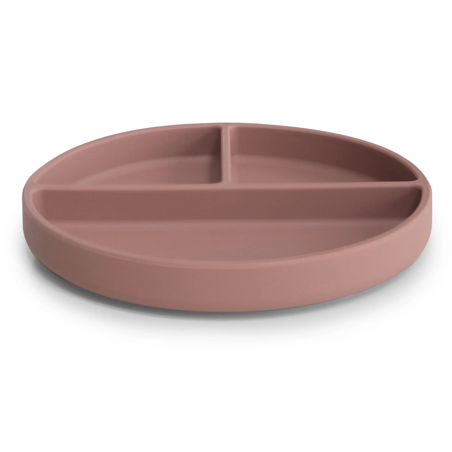 Silicone Suction Plate for Babies Food Grade Safe Design Minimizes Spills Mushie