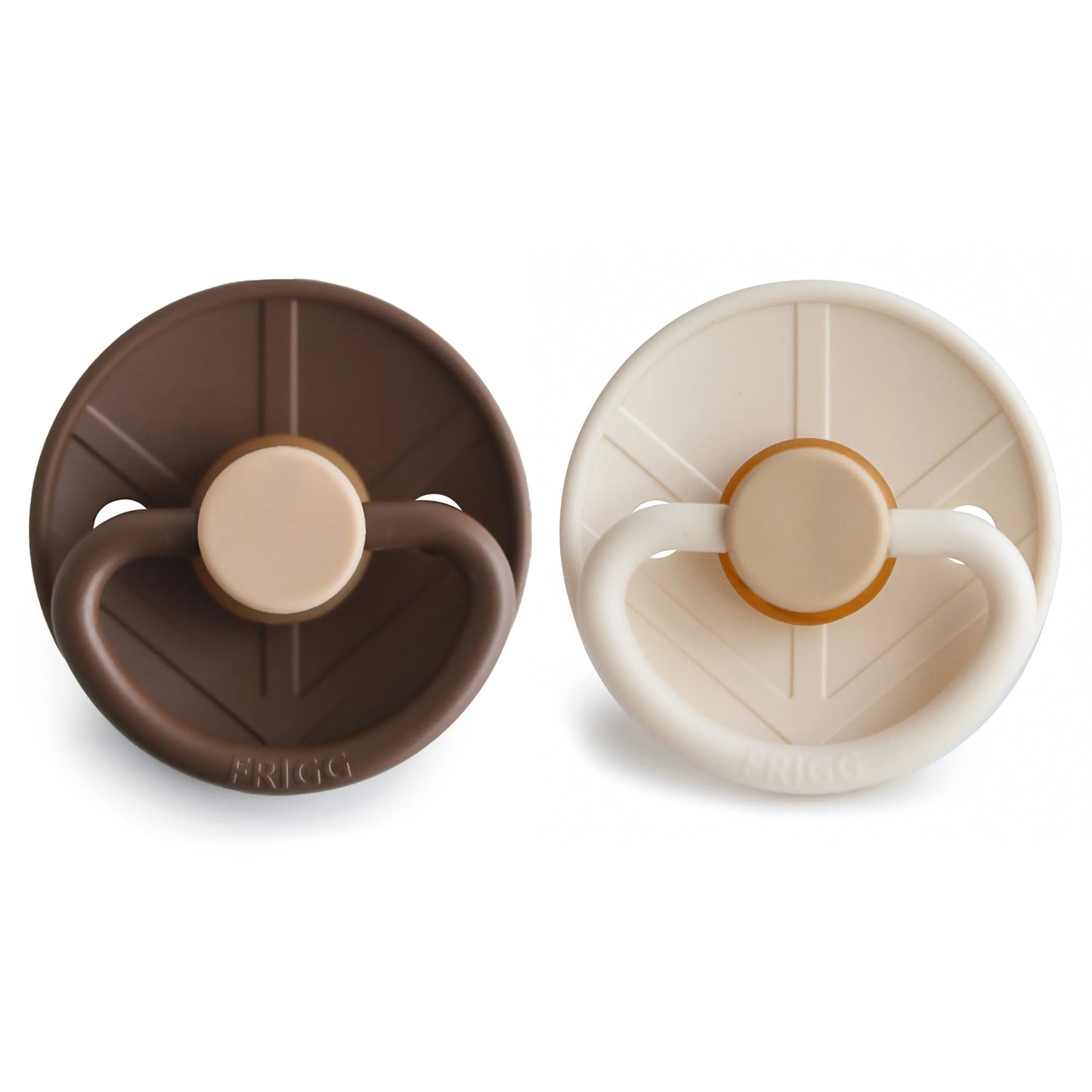 Frigg Little Viking Natural Rubber Pacifier Two Pack Mushie