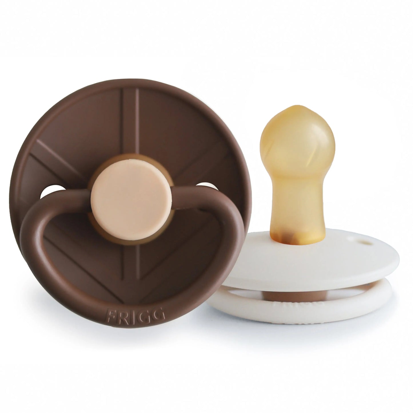 Frigg Little Viking Natural Rubber Pacifier Two Pack Mushie