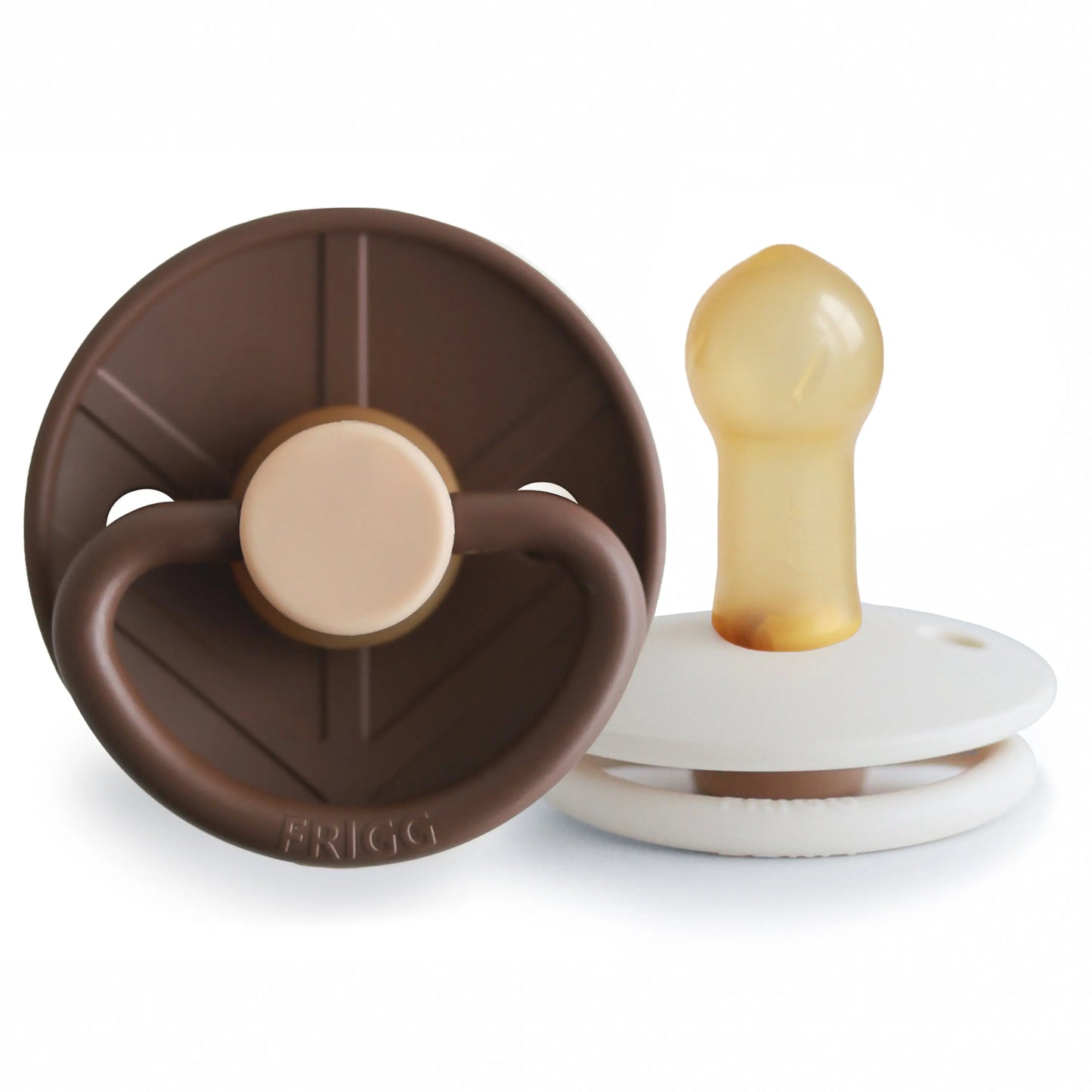 Frigg Little Viking Natural Rubber Pacifier Two Pack Mushie