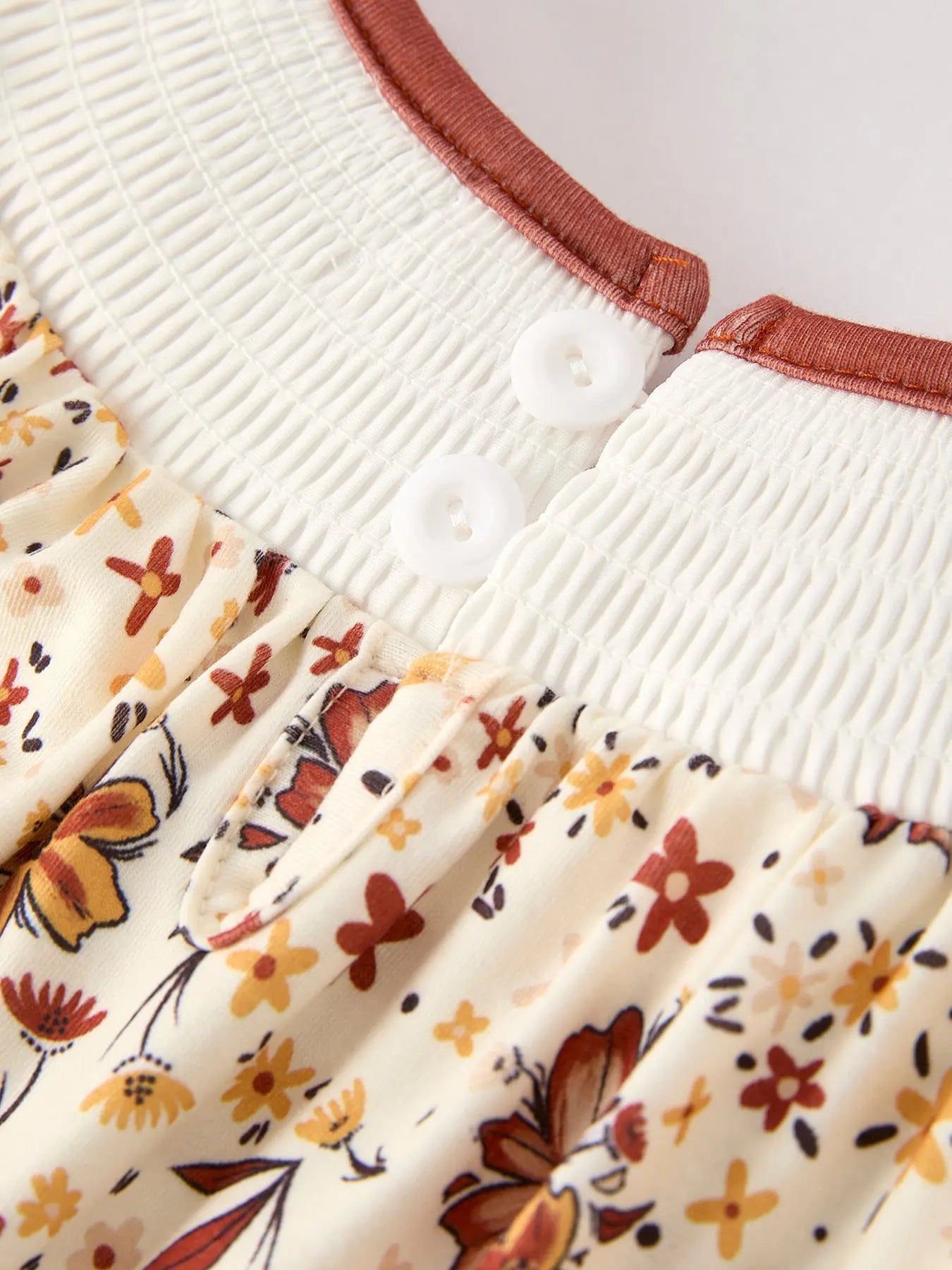 Colorful Floral Smocked Church Christ Bishop Christening Girl Dress Rylee Faith Designs Everetts Place: Online Boutique