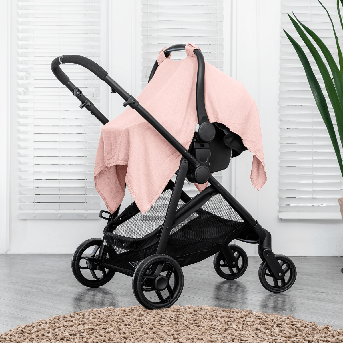 Comfy Cubs Comfy Cubs Baby Car Seat Cover Lace Breathable Canopy - Everetts Place Boutique -