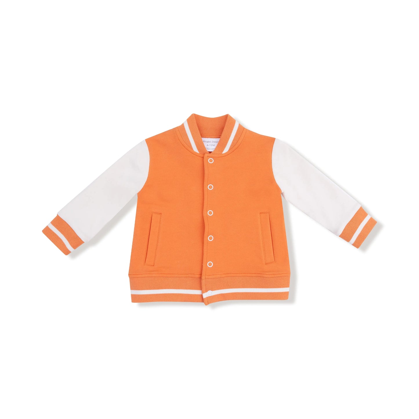 Cool Comfy Letterman Jacket in Soft French Terry for Kids Angel Dear Everetts Place: Online Boutique