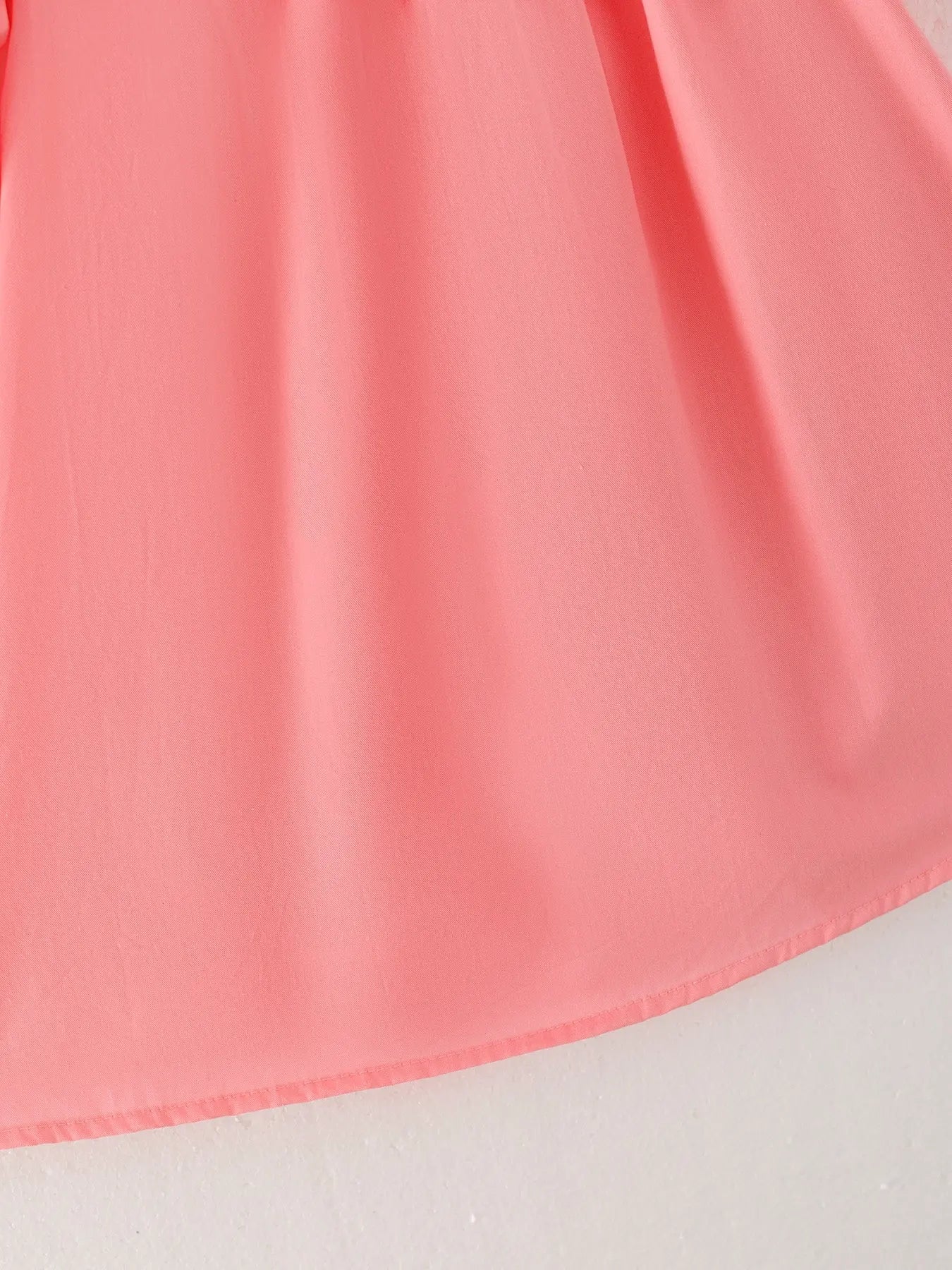 Coral Smocked Church Christ Bishop Christening Dress for Girls Rylee Faith Designs Everetts Place: Online Boutique