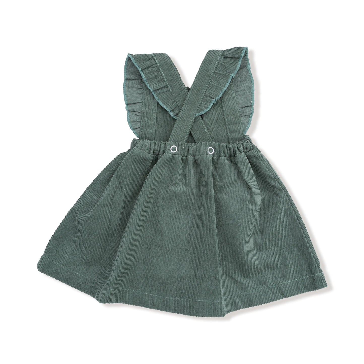 Corduroy Pinafore Dress And Diaper Cover Apple Appliques Angel Dear Everetts Place: Online Boutique
