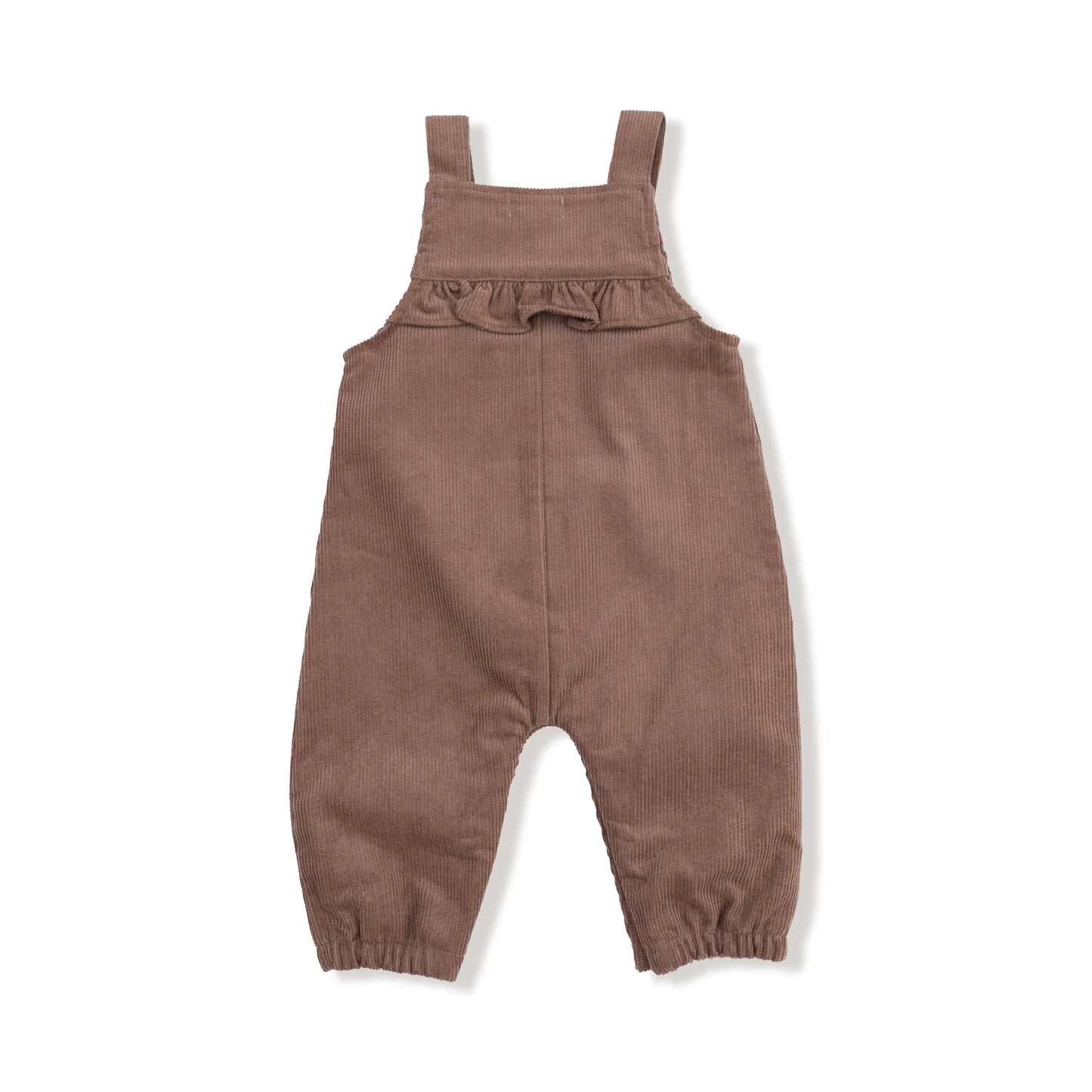 Corduroy Yoke Ruffle Overall For Girls Angel Dear Soft Angel Dear Everetts Place: Online Boutique