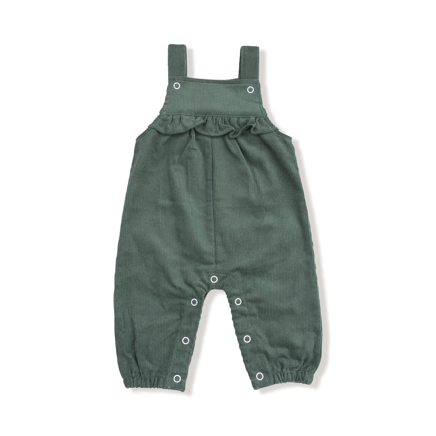 Angel Dear Corduroy Yoke Ruffle Overall for Girls Cozy Playtime - Apparel & Accessories > Clothing > Baby & Toddler Clothing > Baby & Toddler Outfits 533