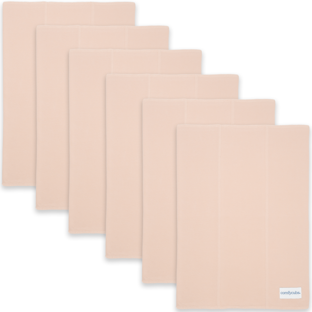 Comfy Cubs Cotton Burp Cloths Blush Multipurpose Baby Essentials - Everetts Place Boutique -