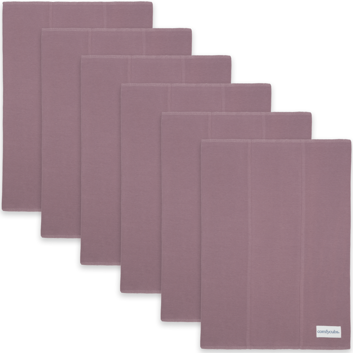 Comfy Cubs Cotton Burp Cloths Mulberry for Feeding and Soothing - Everetts Place Boutique -