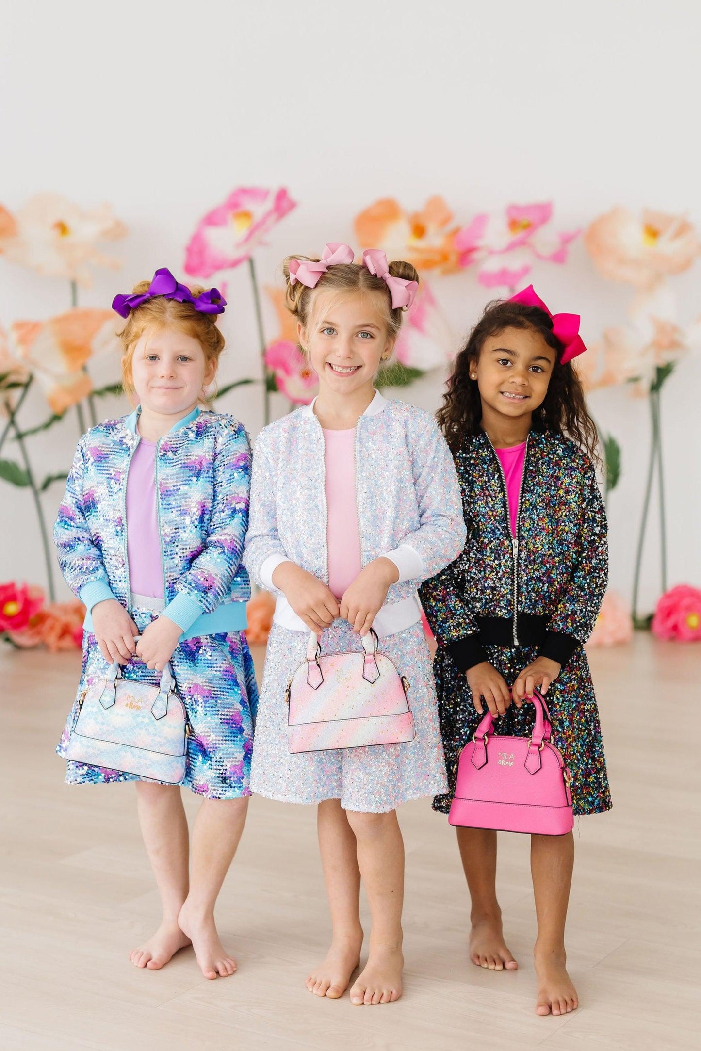 Mila & Rose ® Girls Cotton Candy Sequin Jacket Sparkle For Occasions - Apparel & Accessories > Clothing > Outerwear > Coats & Jackets Sequin Jacket