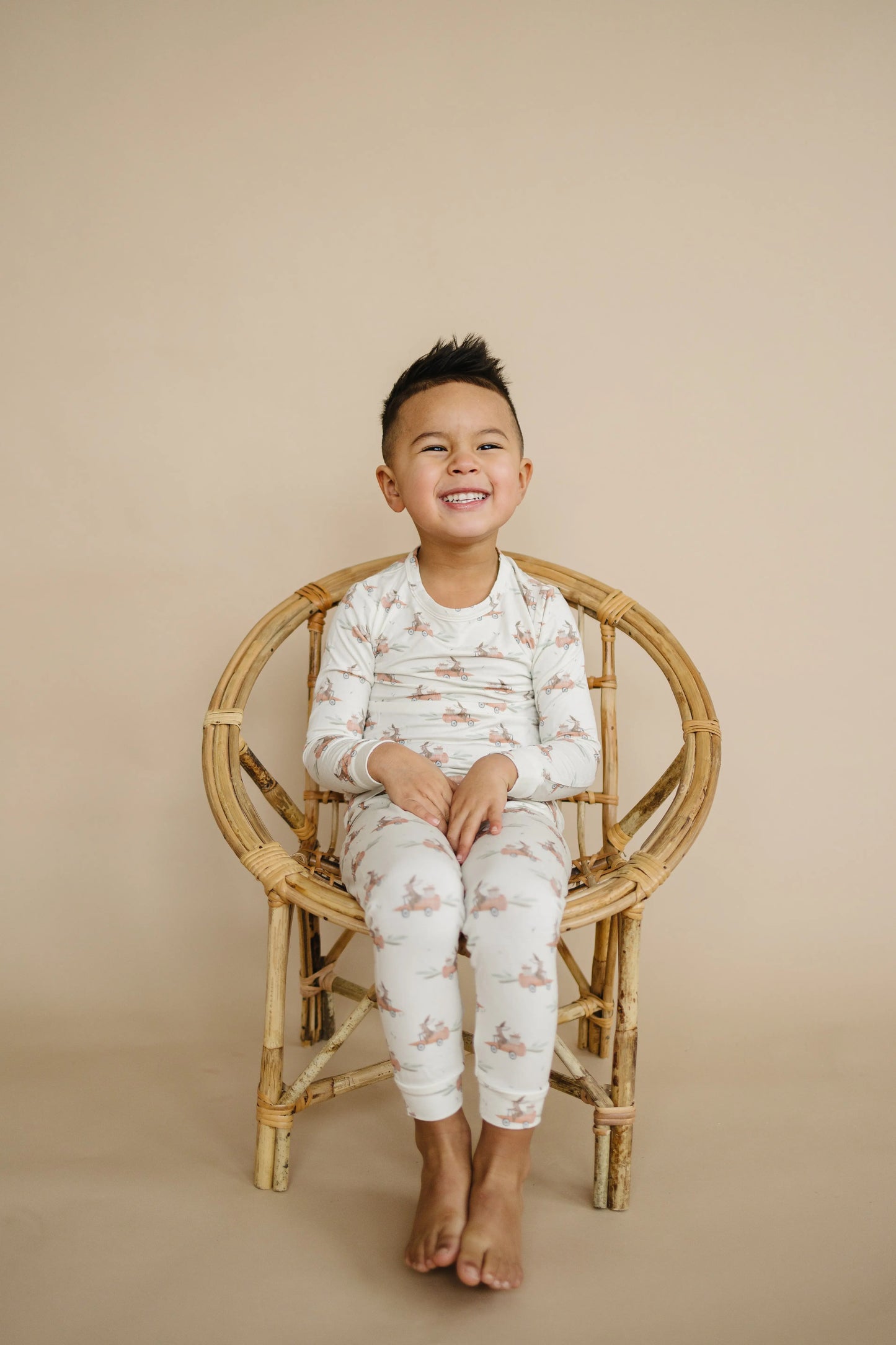 Little Joy Co. Cottontail Cruisers 2pc Modal Pajamas For Women Sleepwear - Apparel & Accessories > Clothing > Sleepwear & Loungewear > Pajamas