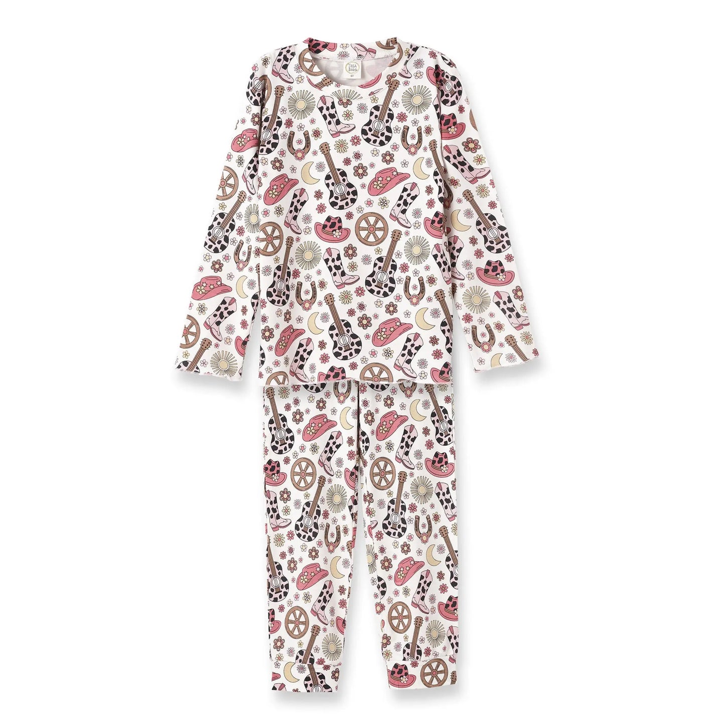 Cowgirl Cutie Bamboo Pajama Set For Girls UltraSoft Comfort Tesa Babe Everetts Place: Online Boutique 28.00