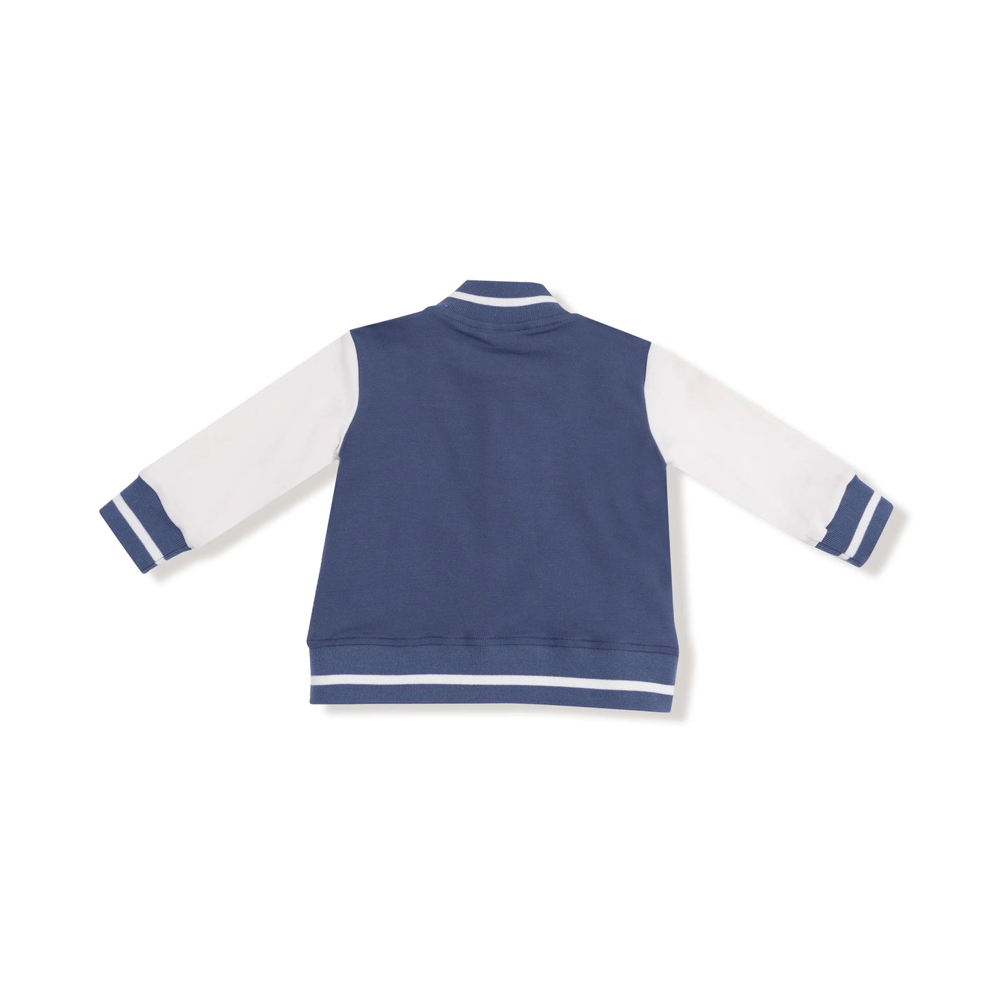 Cozy French Terry Letterman Jacket for Kids Angel Dear Everetts Place: Online Boutique