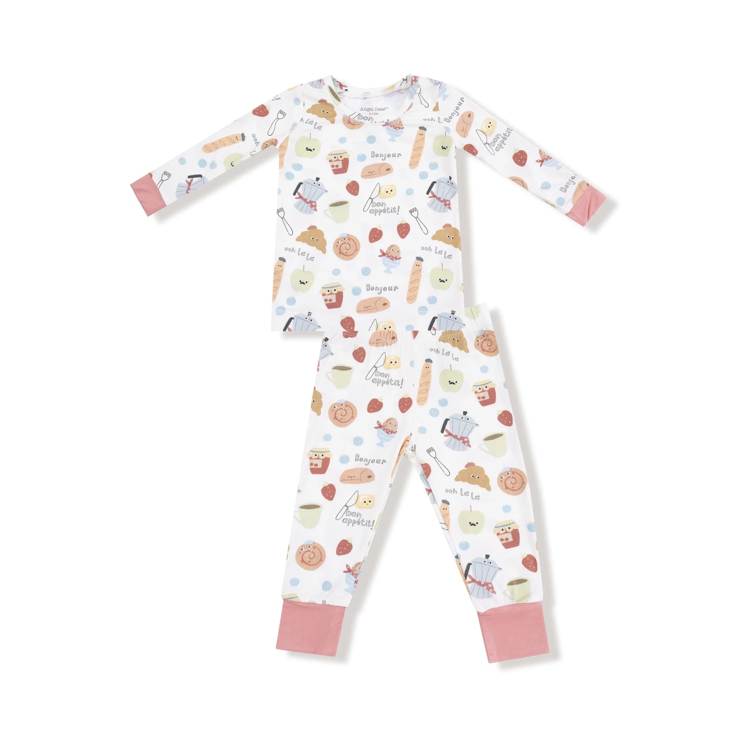 Angel Dear Cozy Long Sleeve Loungewear Set Soft Breathable Fabric - Apparel & Accessories > Clothing > Baby & Toddler Clothing > Baby & Toddler Sleepwear 171