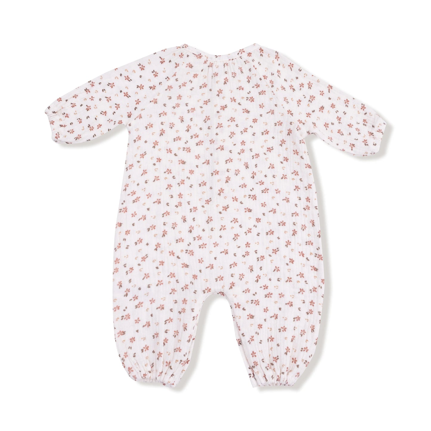 Angel Dear Cozy Peasant Romper For Fall Layering With Long Sleeves - Apparel & Accessories > Clothing > Baby & Toddler Clothing > Baby One-Pieces 195