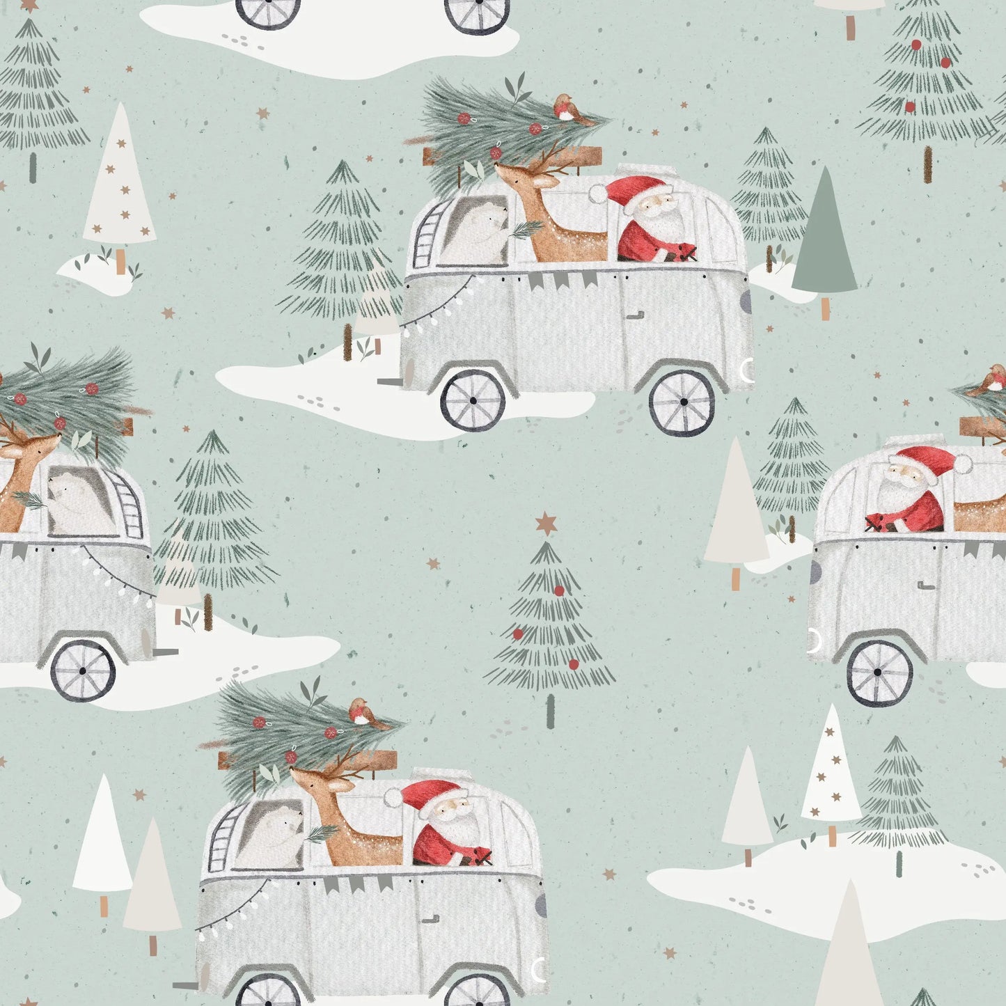Little Joy Co. Cruisin to Christmas Bamboo Zippy Romper Festive Holiday - Apparel & Accessories > Clothing > Baby & Toddler Clothing > Baby One-Pieces