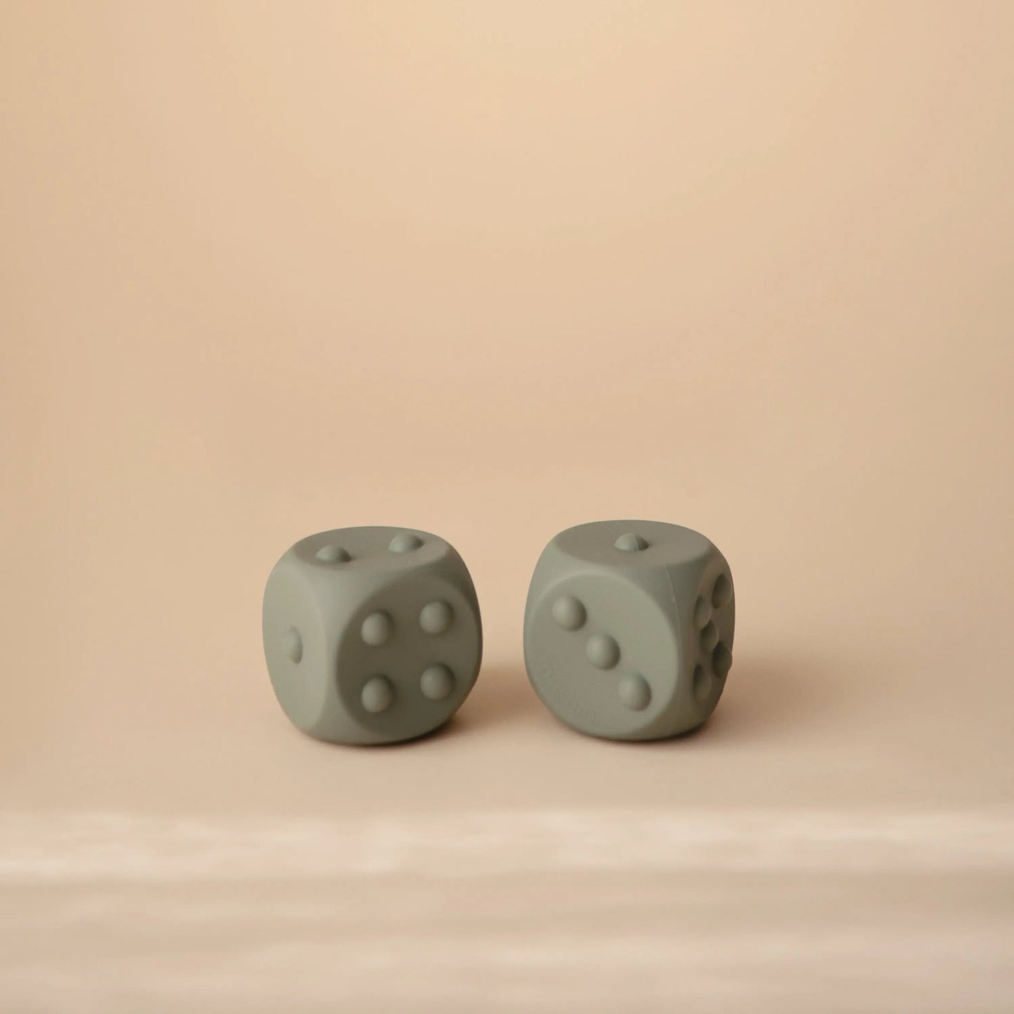 Mushie Dice Press Toy for Fine Motor Skill Development and Learning Mushie