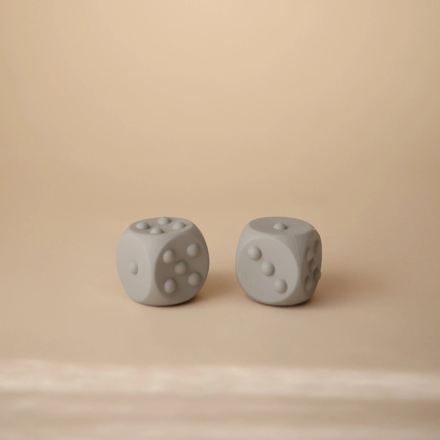 Mushie Dice Press Toy for Fine Motor Skill Development and Learning Mushie