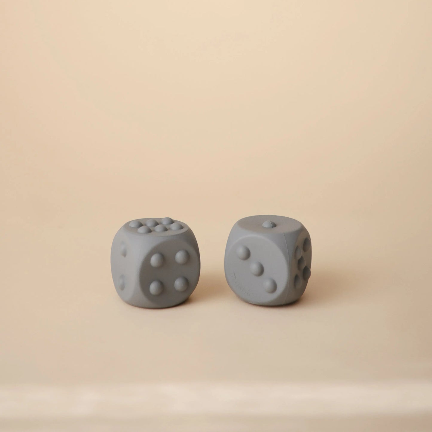 Mushie Dice Press Toy for Fine Motor Skill Development and Learning Mushie