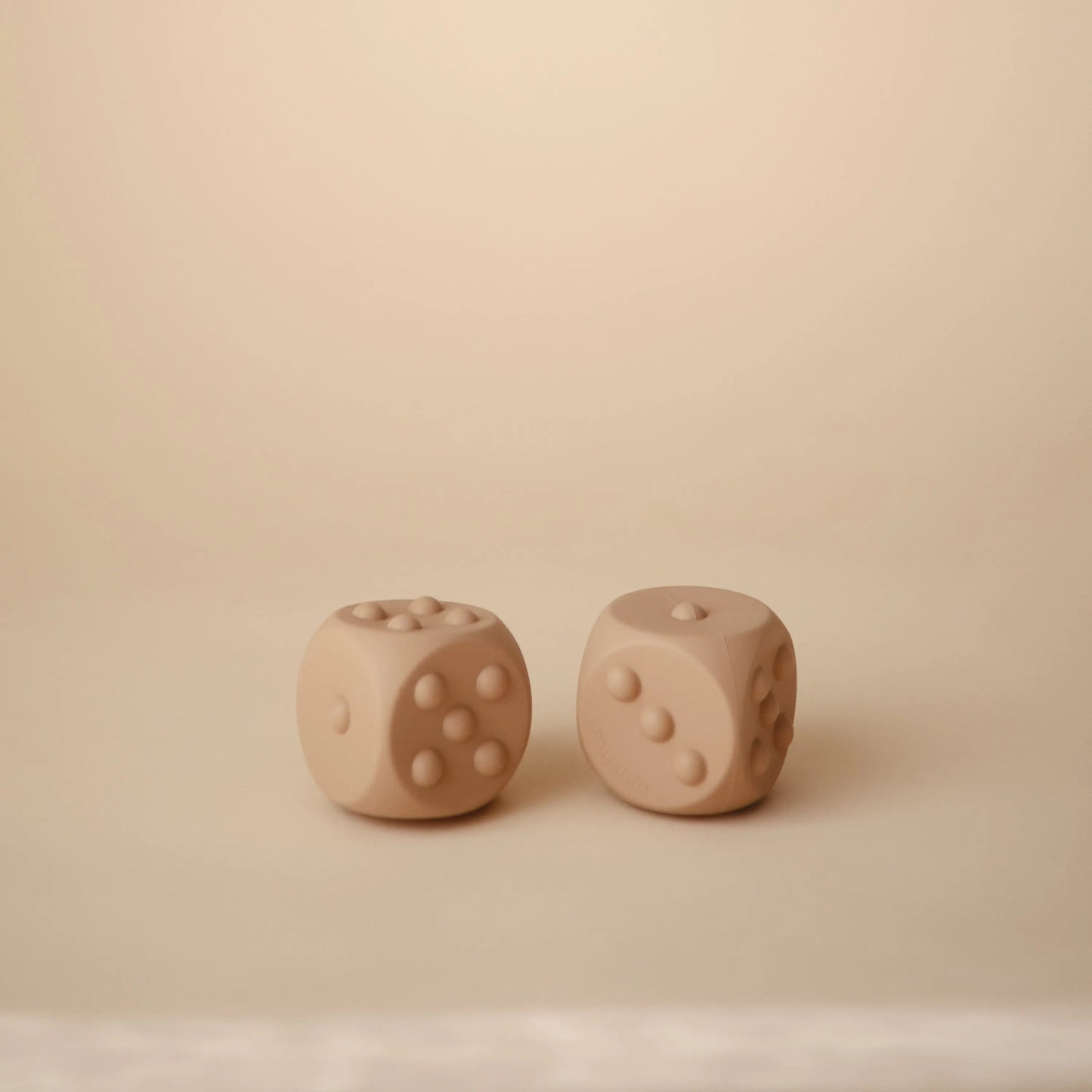 Mushie Dice Press Toy for Fine Motor Skill Development and Learning Mushie