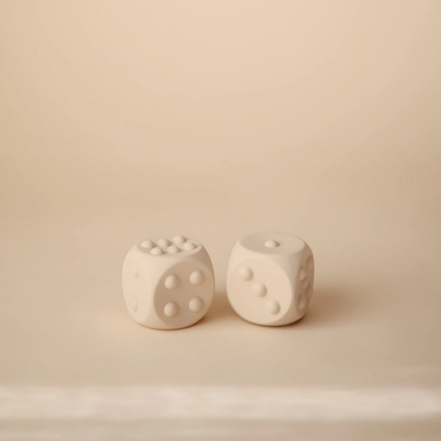 Mushie Dice Press Toy for Fine Motor Skill Development and Learning Mushie