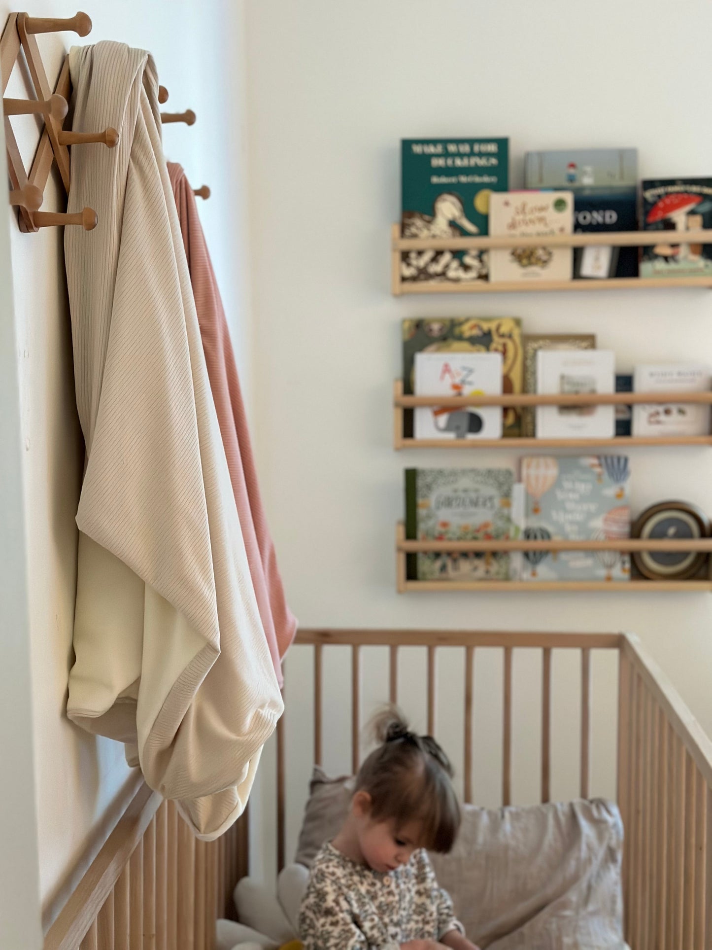 Oat Ribbed Toddler Blanket Cozy Crib and Stroller Essential Little Mae & Co Everetts Place: Online Boutique