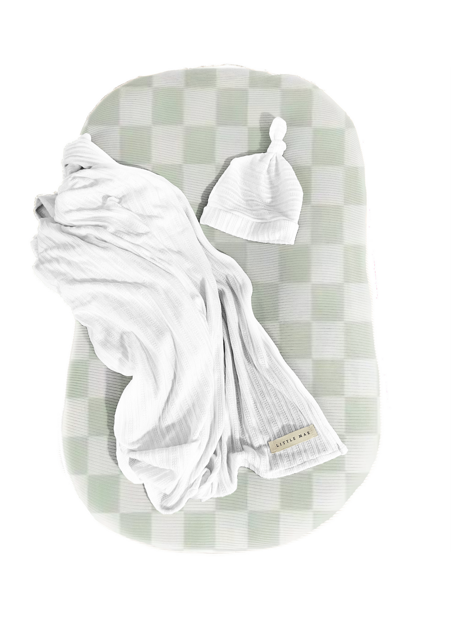 Leaf Checkered Baby Lounger Cover for Snuggle Me Lounger Little Mae & Co Everetts Place: Online Boutique