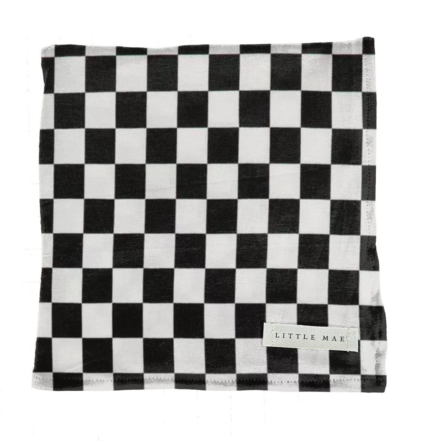 Race Black And White Checkered Stretch Swaddle Blanket Little Mae & Co Everetts Place: Online Boutique