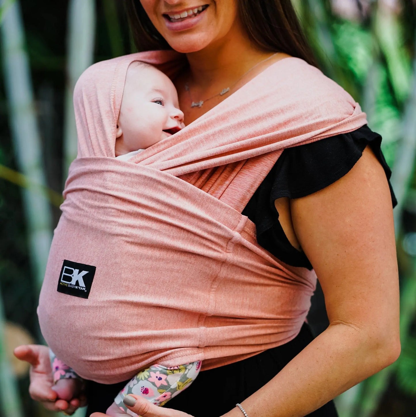 Baby K'tan Active Yoga Baby Carrier Heather Coral Baby K'tan