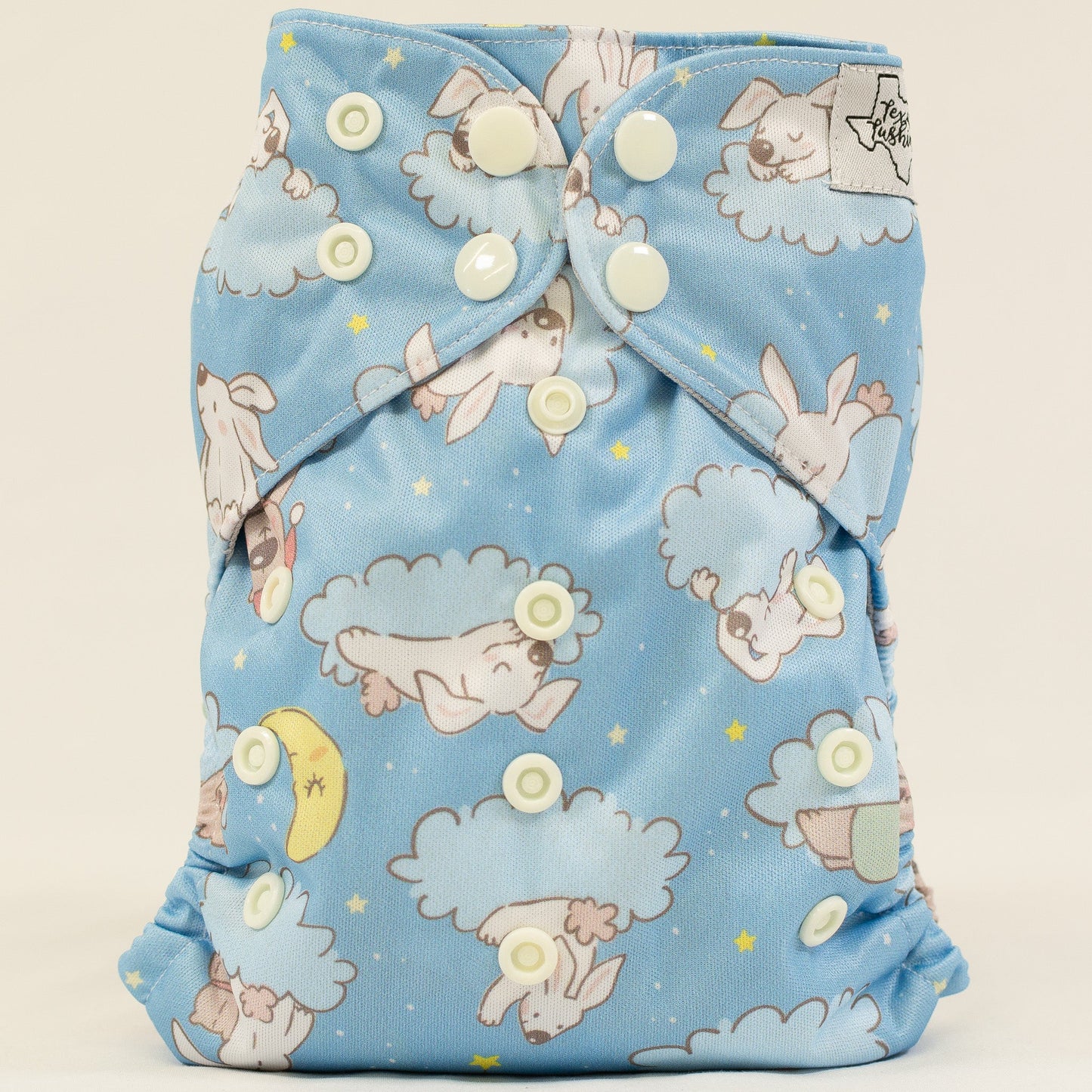 Eco-Friendly Pocket Cloth Diaper with Slim Fit for Babies 8 to 40 Pounds