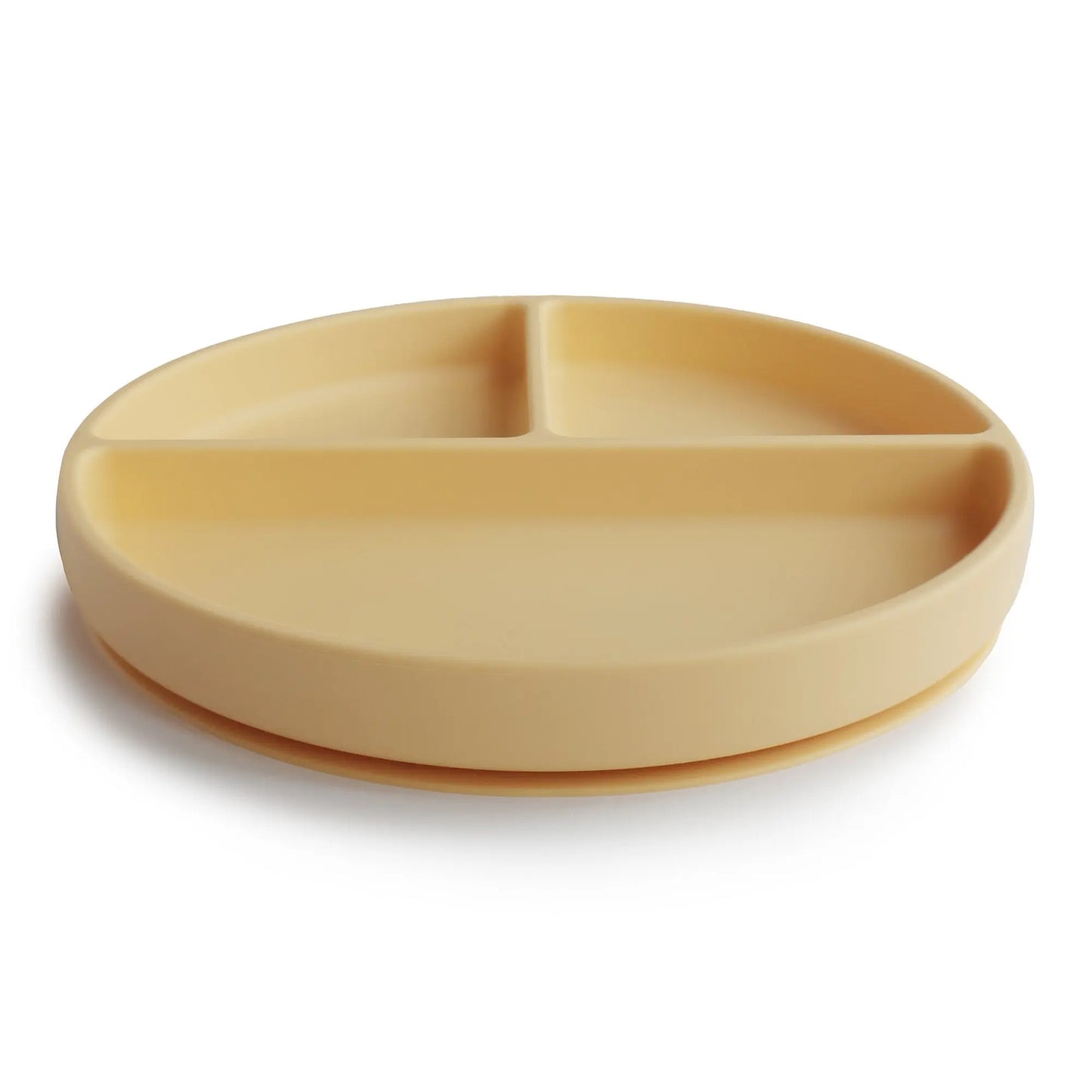 Silicone Suction Plate for Babies Food Grade Safe Design Minimizes Spills Mushie