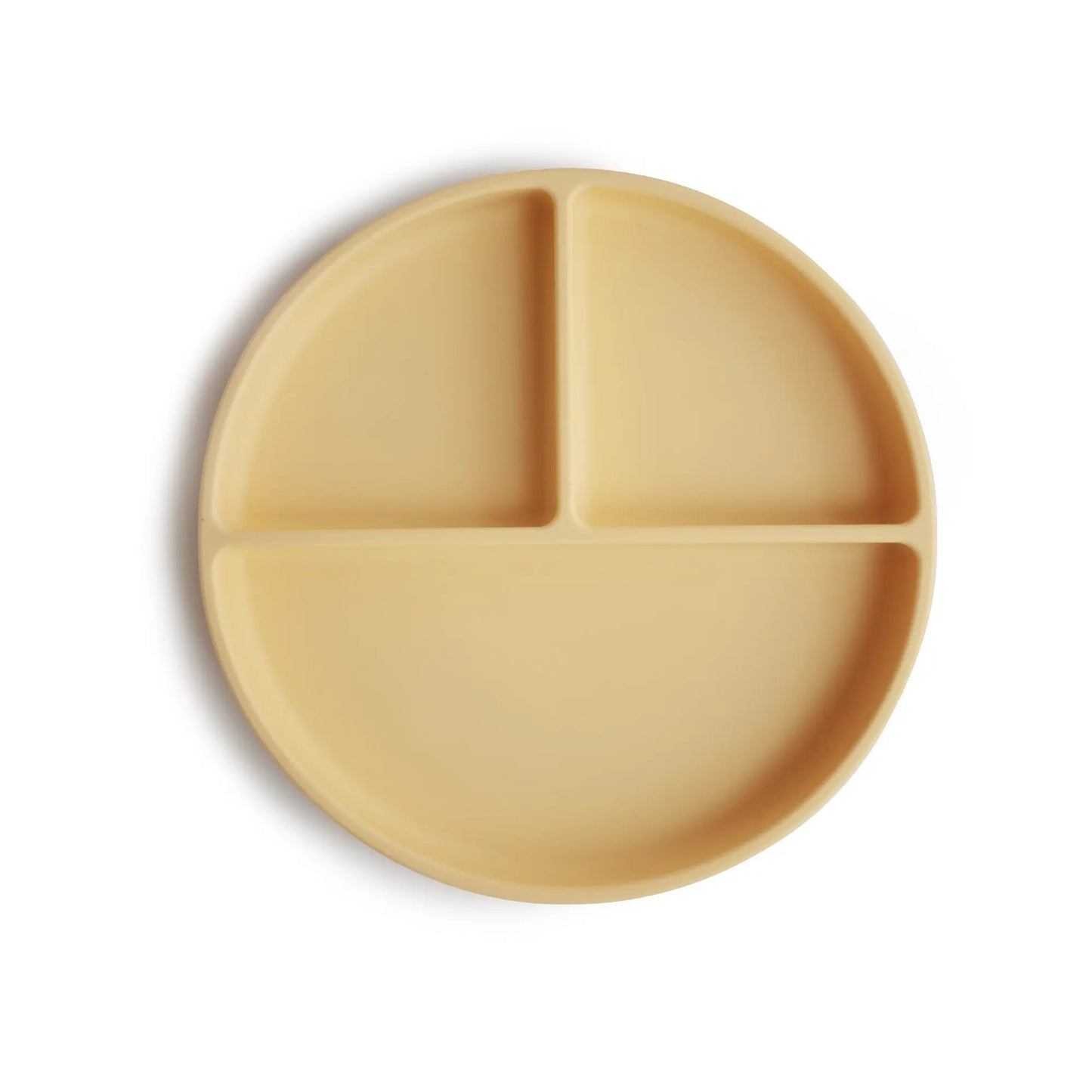 Silicone Suction Plate for Babies Food Grade Safe Design Minimizes Spills Mushie
