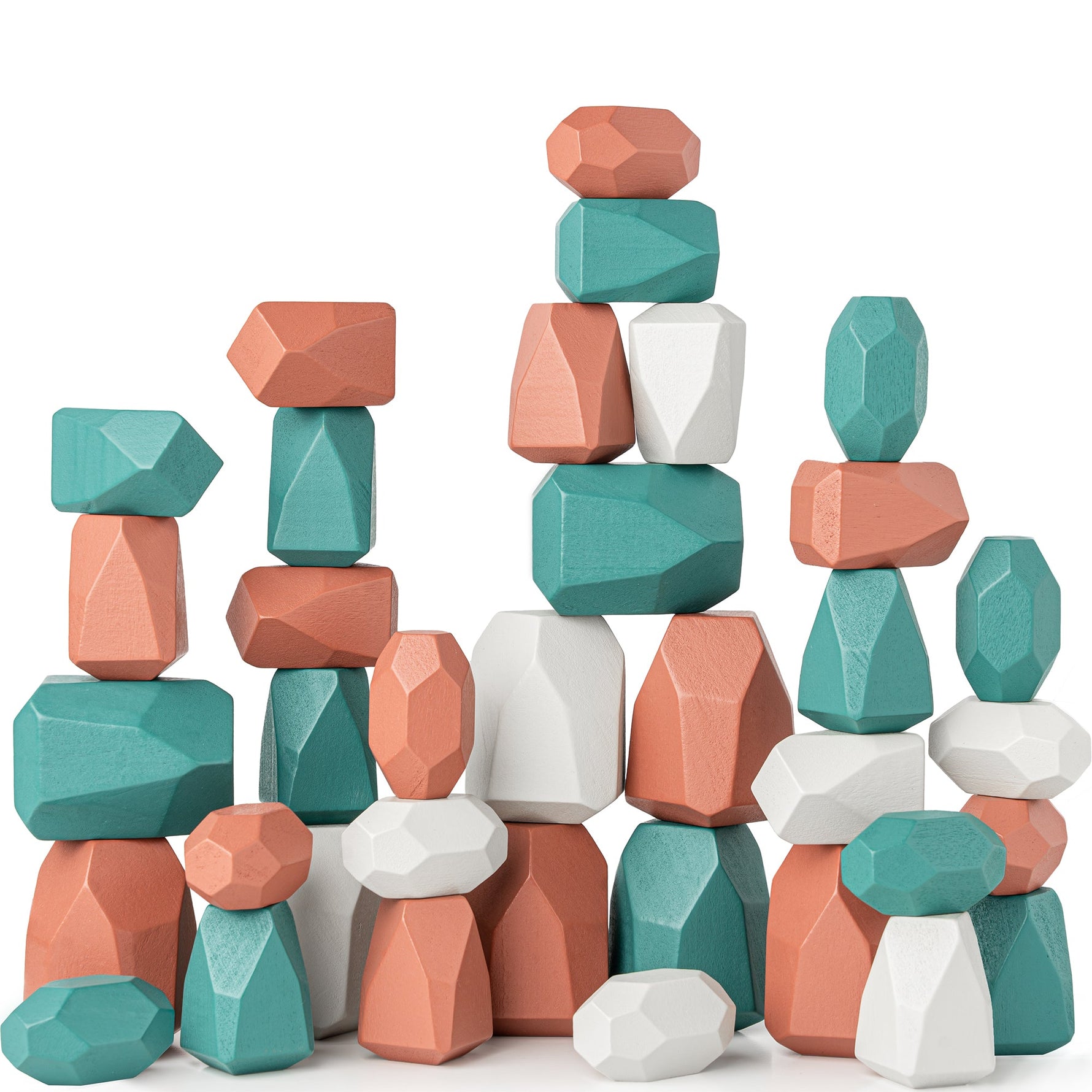 Dino Pack Wooden Stacking Blocks For Toddlers Montessori Toy Comfy Cubs Everetts Place: Online Boutique