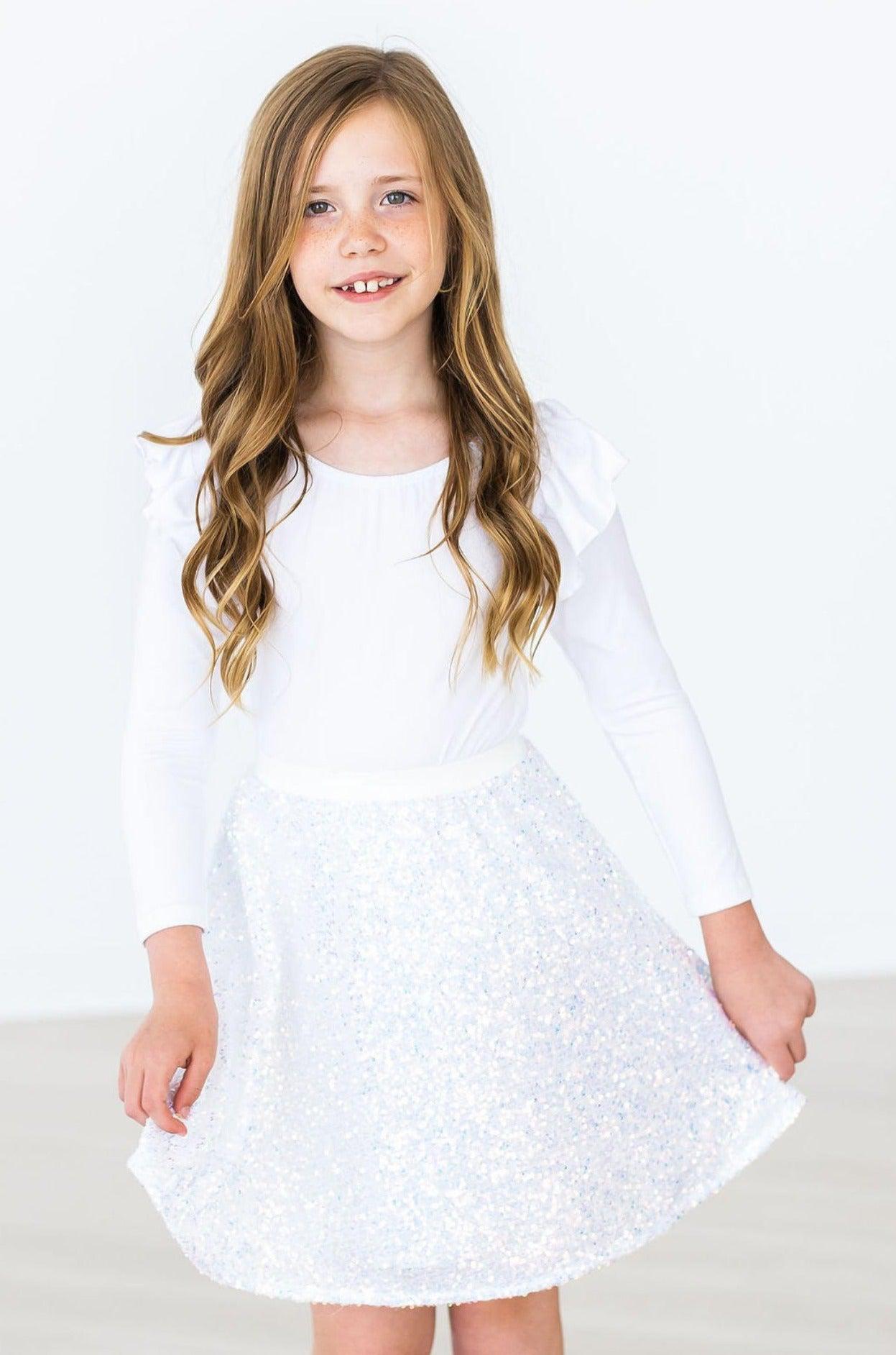 Mila & Rose ® Disco Sequin Twirl Skort With Attached Shorts Mila Rose - Apparel & Accessories > Clothing > Skorts Sequin Skort