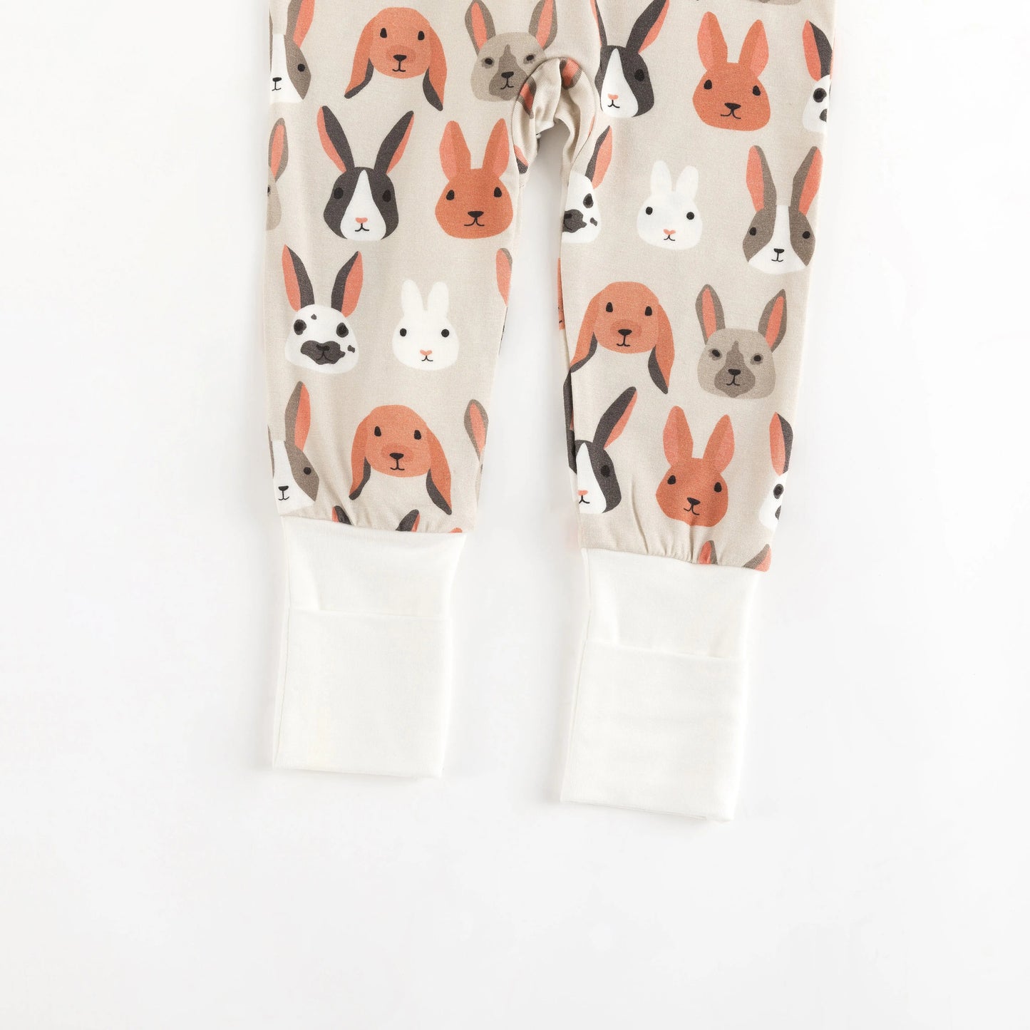 Dreamlet Bunny Crew Convertible Zip Footies Bamboo Dreamlet Everetts Place: Online Boutique