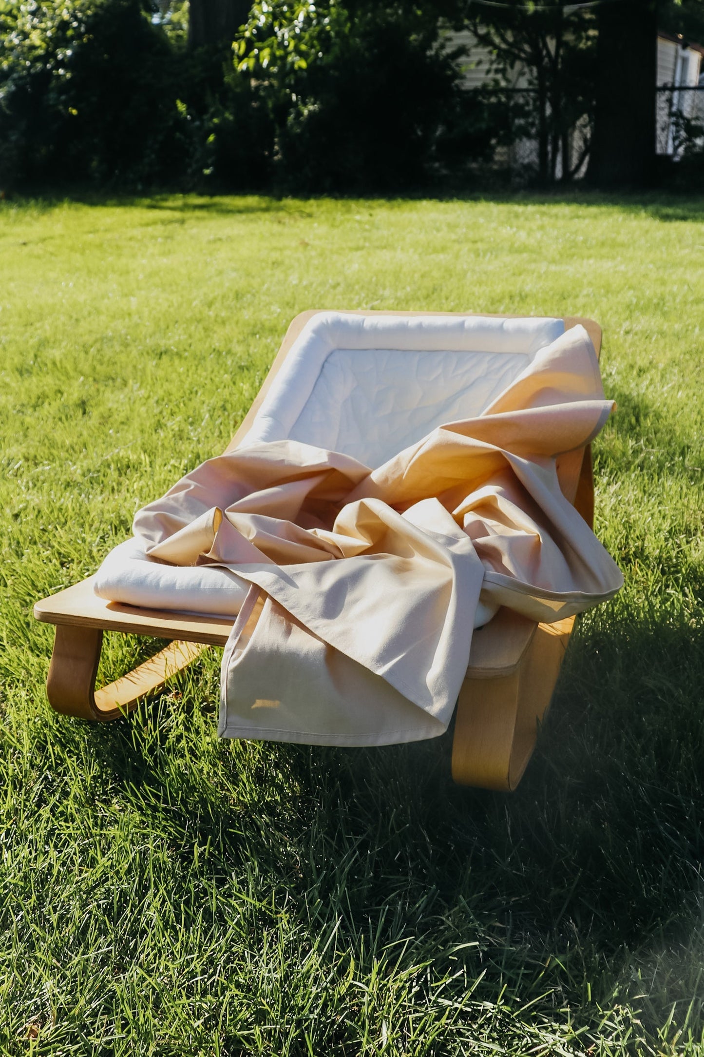 Desert Brown Cotton Baby Blanket Breathable Swaddle Little Mae & Co Everetts Place: Online Boutique