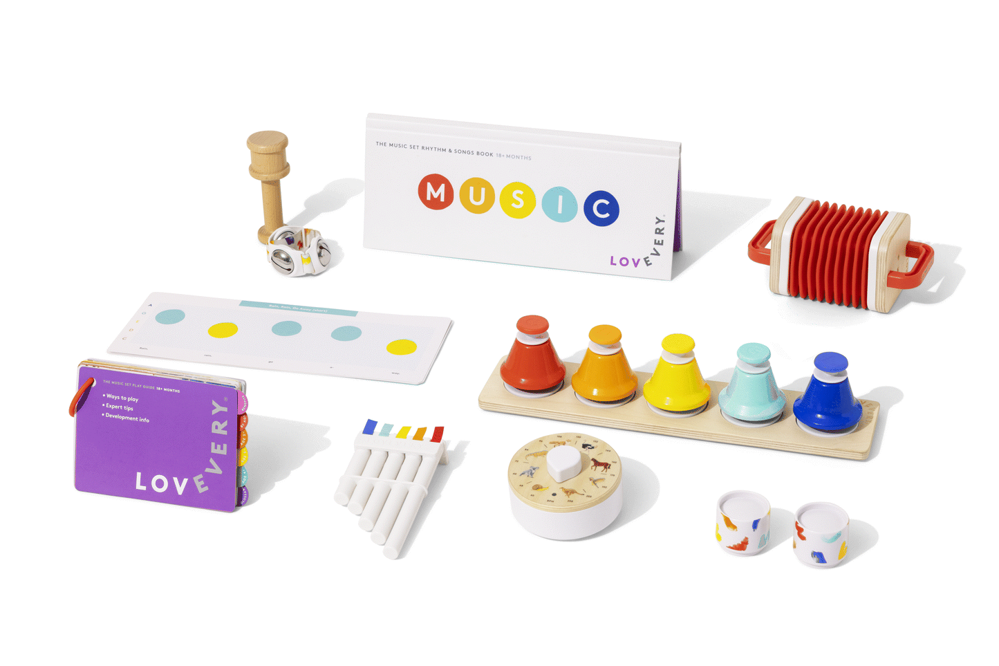 Educational Music Set for Cognitive Growth and Early Learning Kids Lovevery Everetts Place: Online Boutique