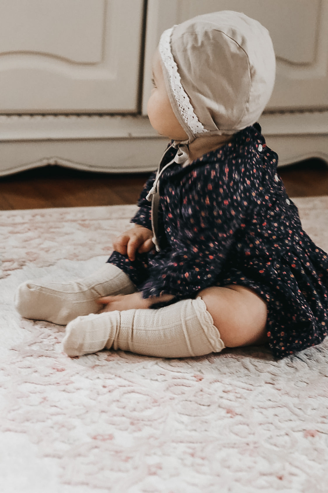Ruffle Cotton Knee High Socks Five Pack Little Mae Co Little Mae & Co Everetts Place: Online Boutique