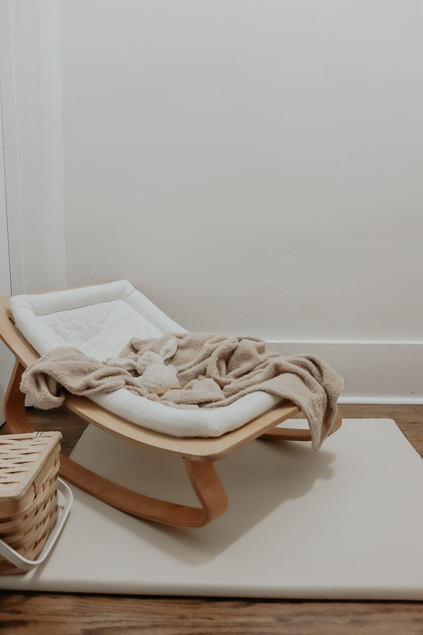 Mocha Plush Baby Blanket Soft Waffle Knit Cozy Warmth Little Mae & Co Everetts Place: Online Boutique