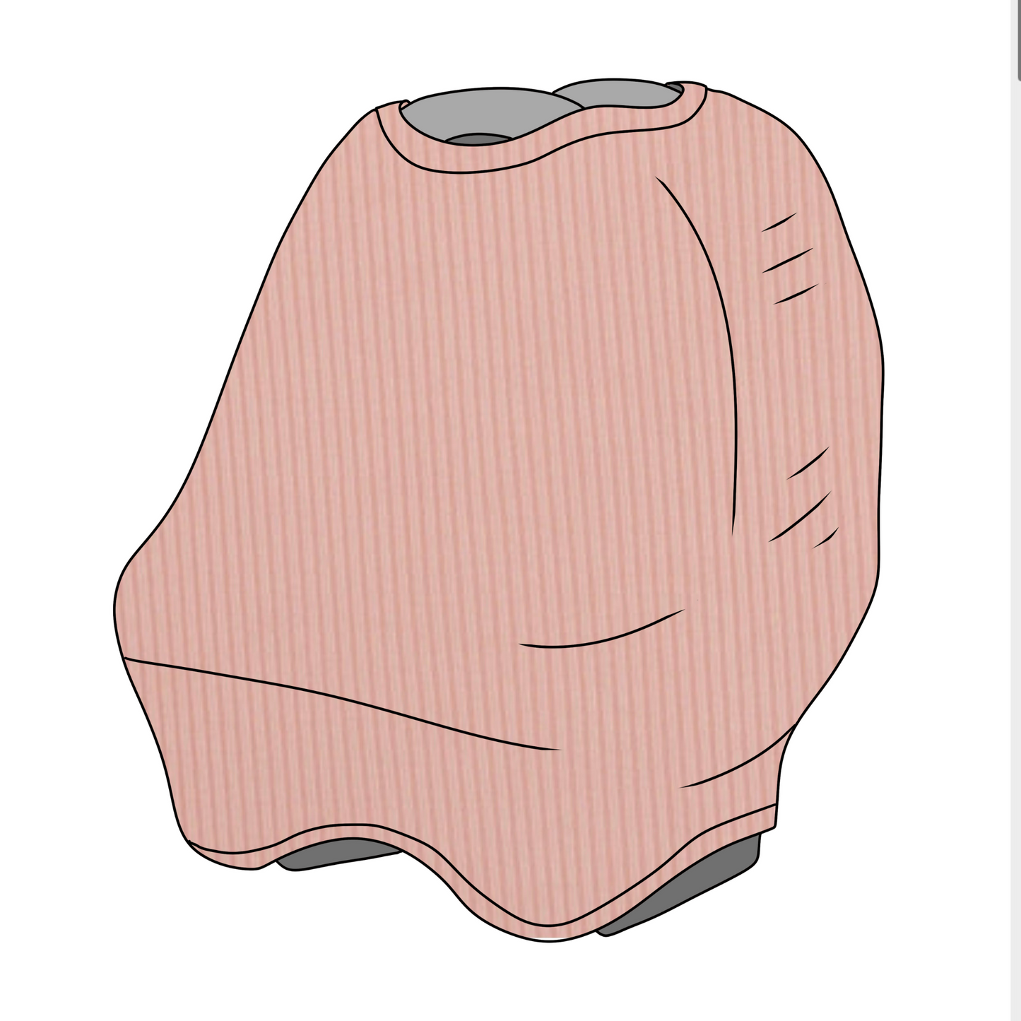 Peony All In One Car Seat Cover Breathable Knit Baby Gift Little Mae & Co Everetts Place: Online Boutique