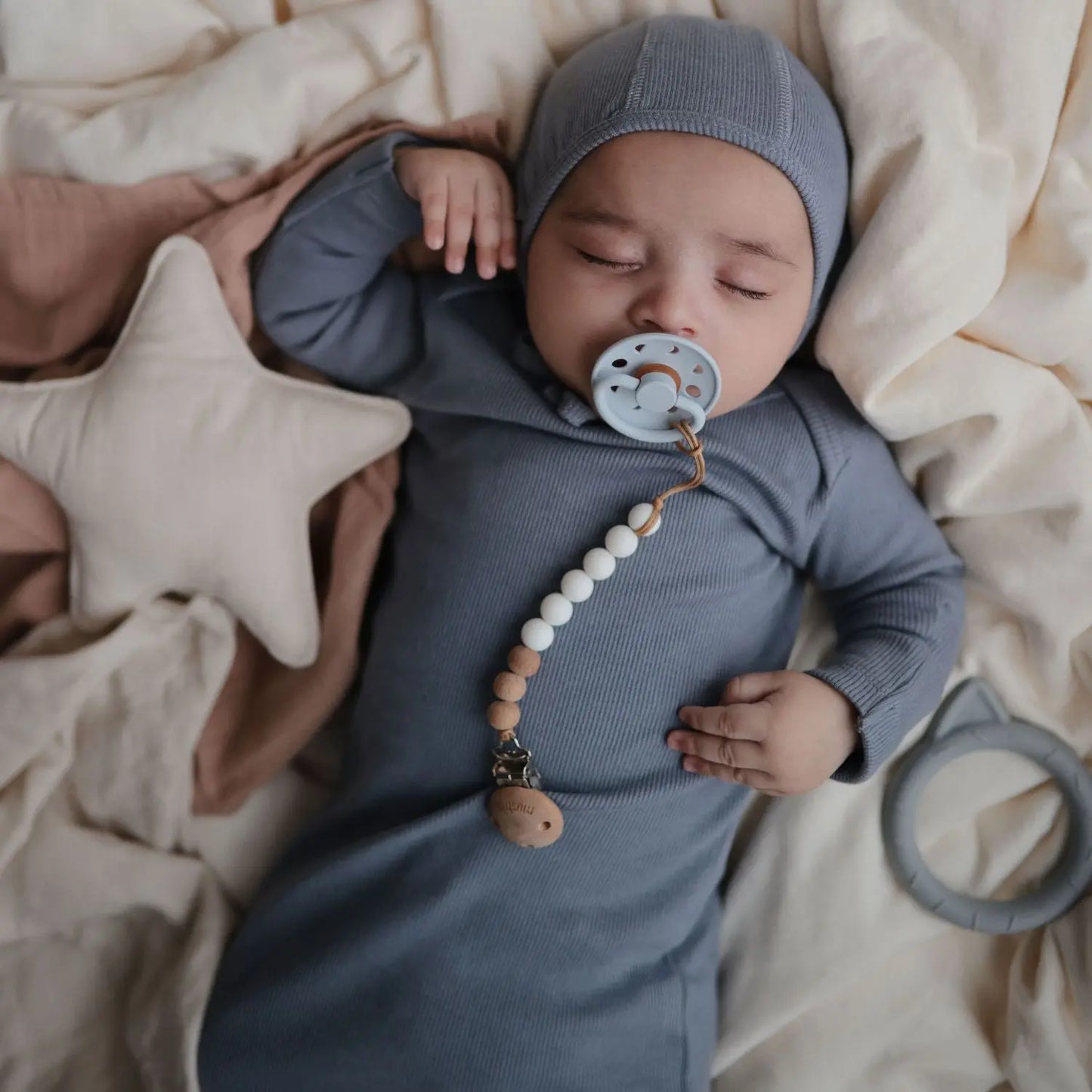 FRIGG Pacifier - Natural Rubber 6-Pack for Baby Comfort Mushie Everetts Place: Online Boutique