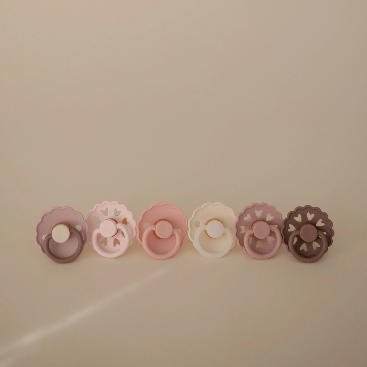 FRIGG Pacifier - Natural Rubber 6-Pack for Baby Comfort Mushie Everetts Place: Online Boutique