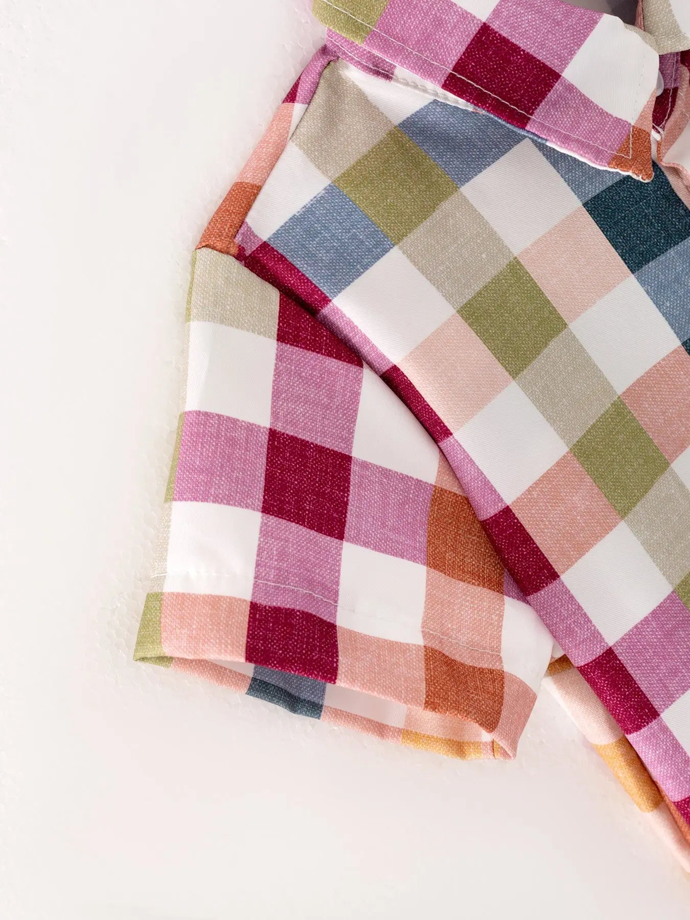 Fall Autumn Baby Boys Plaid T-Shirt Cozy Cotton Style Shirt Rylee Faith Designs Everetts Place: Online Boutique