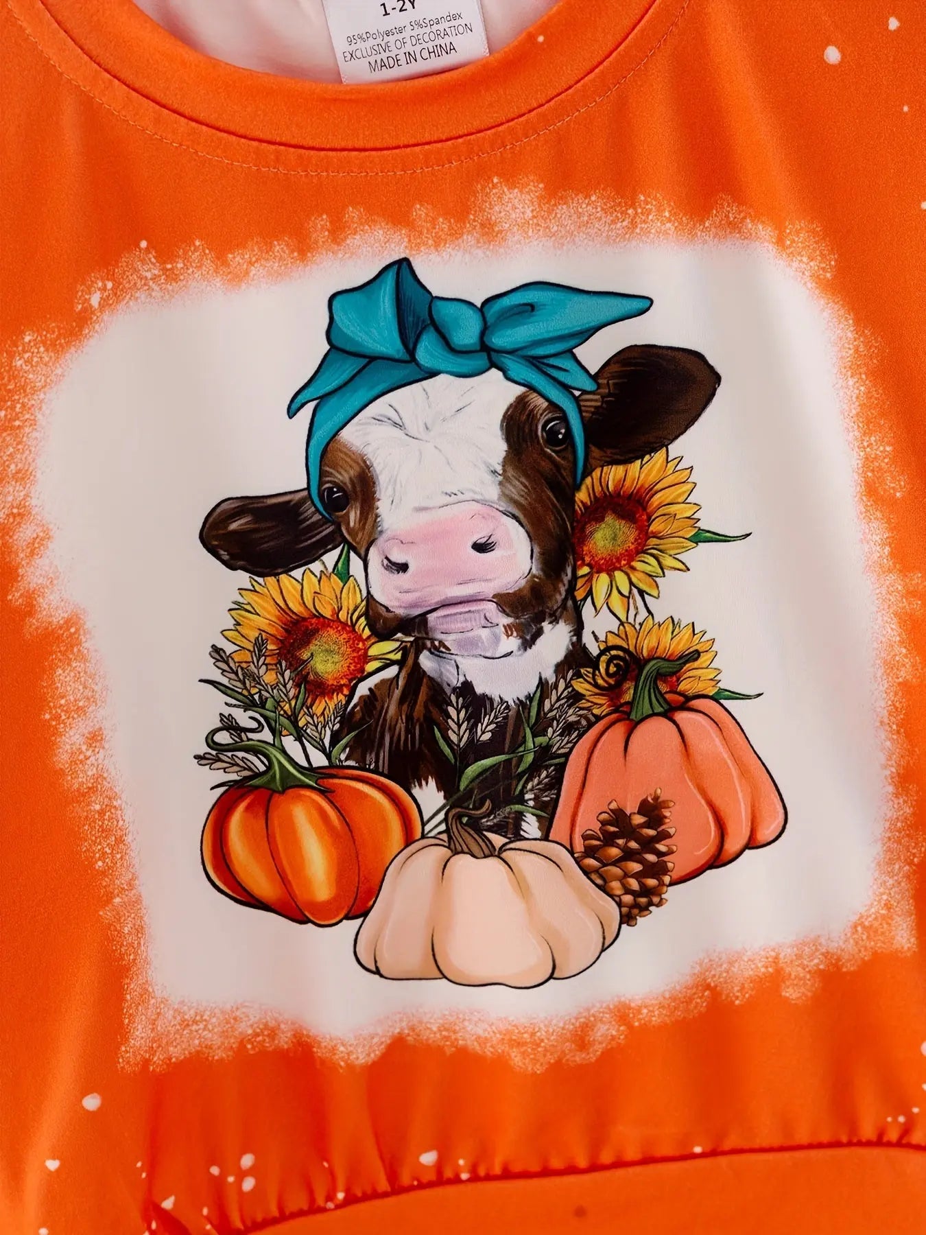 Fall Thanksgiving Halloween 4 Piece Long Sleeve O Neck T Shirt Set Rylee Faith Designs Everetts Place: Online Boutique