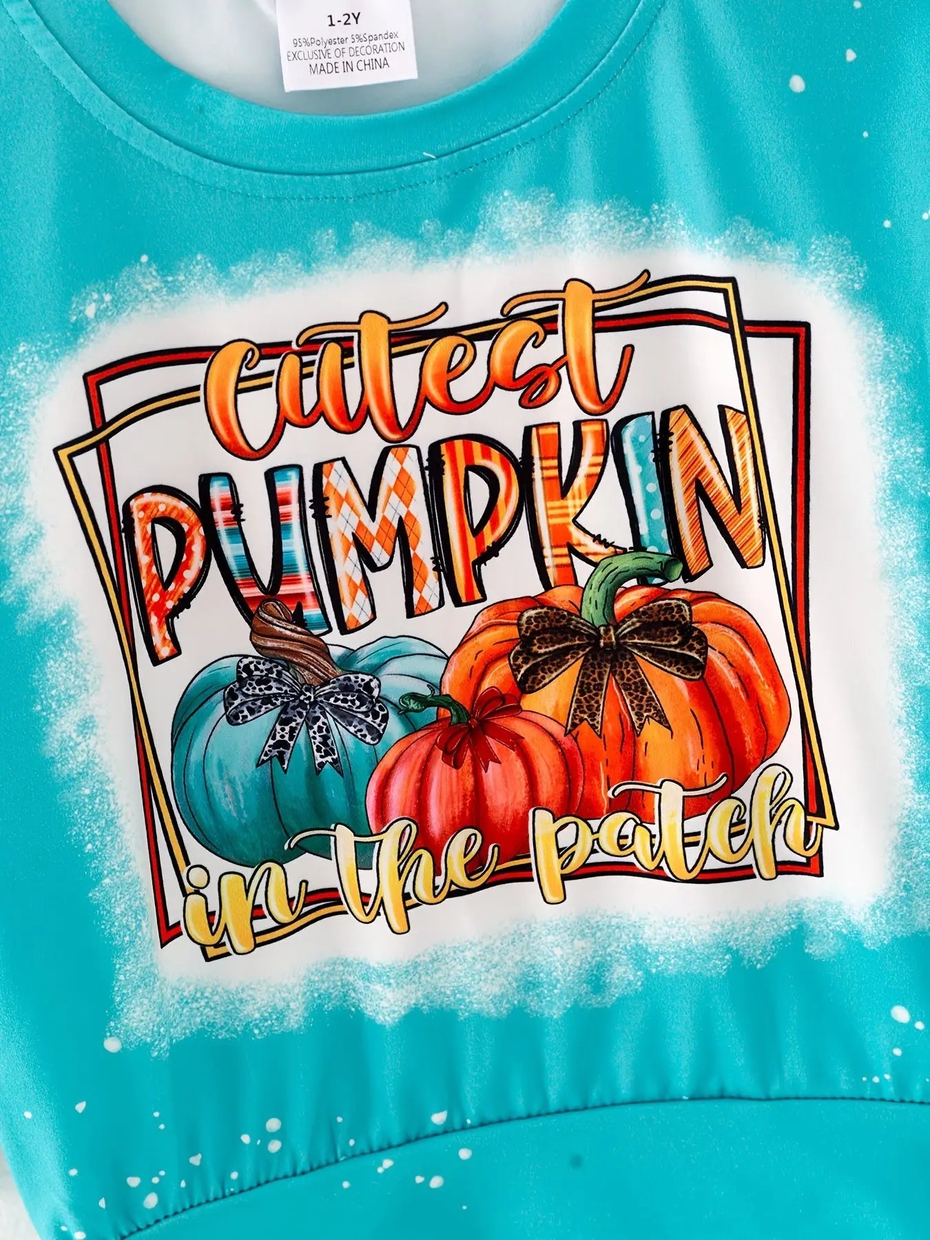 Fall Thanksgiving Halloween 4 Piece Long Sleeve O Neck T Shirt Set Rylee Faith Designs Everetts Place: Online Boutique