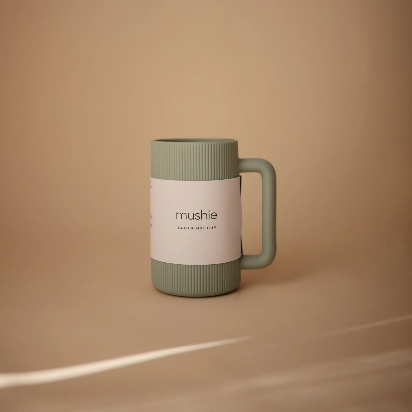 Bath Rinse Cup for Kids with Textured Grip and Controlled Water Stream Mushie