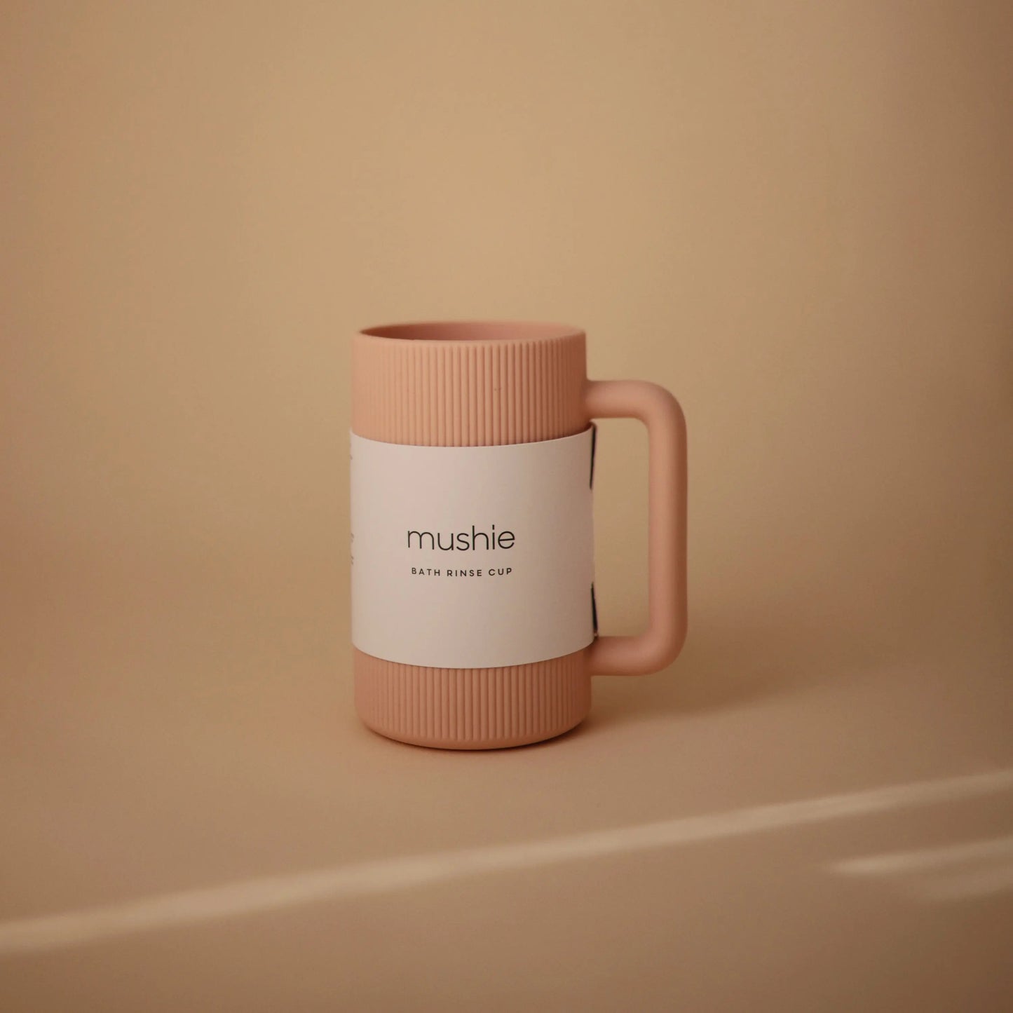 Bath Rinse Cup for Kids with Textured Grip and Controlled Water Stream Mushie