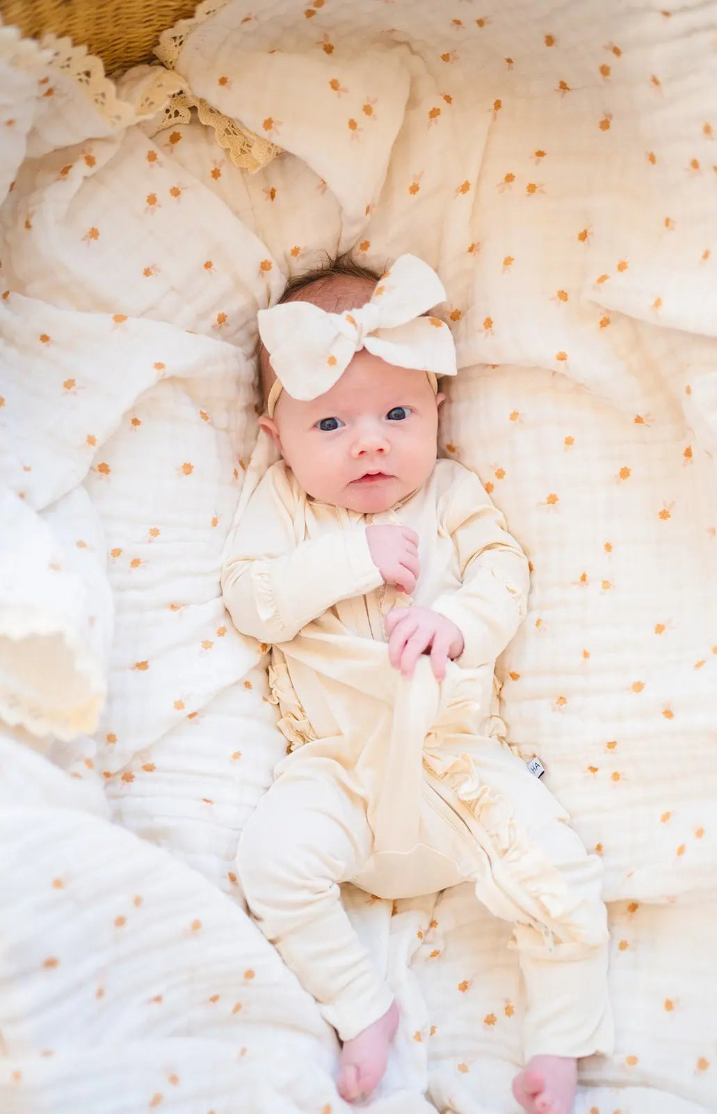 Fleur Knot Bow Headband Harp Angel Boutique
