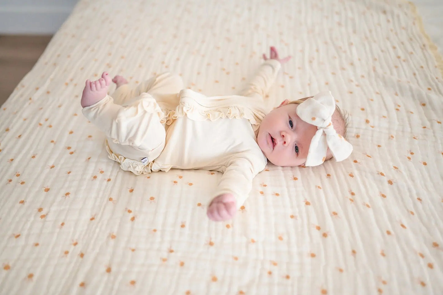 Fleur Knot Bow Headband Harp Angel Boutique